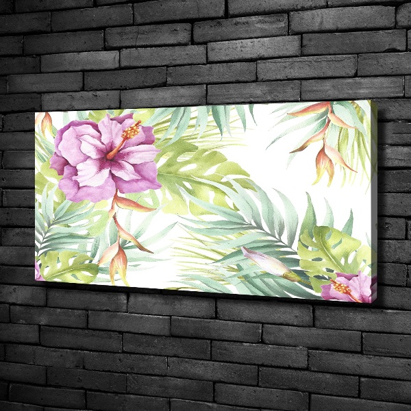 Bild auf leinwand Hawaiianische Blumen