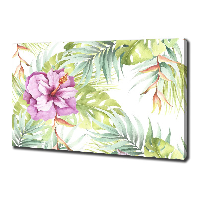 Bild auf leinwand Hawaiianische Blumen