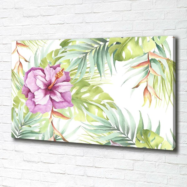 Bild auf leinwand Hawaiianische Blumen