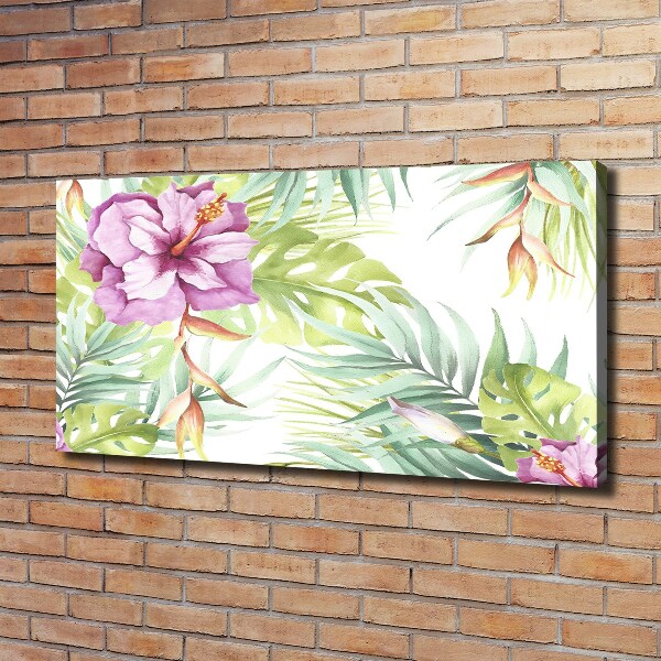 Bild auf leinwand Hawaiianische Blumen