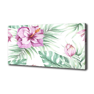 Wandbild Hawaiianische Blumen