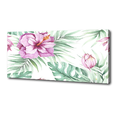 Wandbild Hawaiianische Blumen