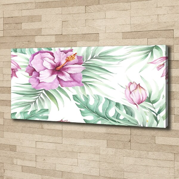 Wandbild Hawaiianische Blumen