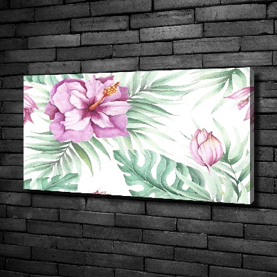 Wandbild Hawaiianische Blumen