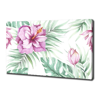 Wandbild Hawaiianische Blumen