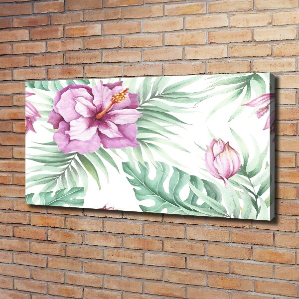Wandbild Hawaiianische Blumen