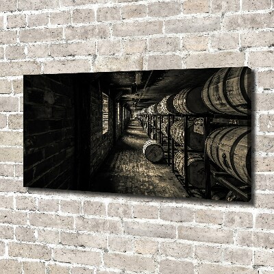 Wandbild Bourbonfässer
