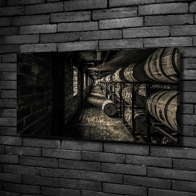 Wandbild Bourbonfässer