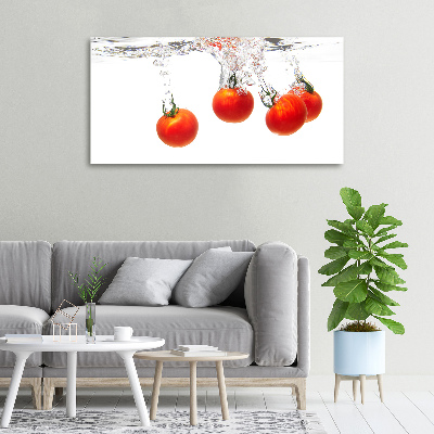 Wandbild Tomaten unter Wasser