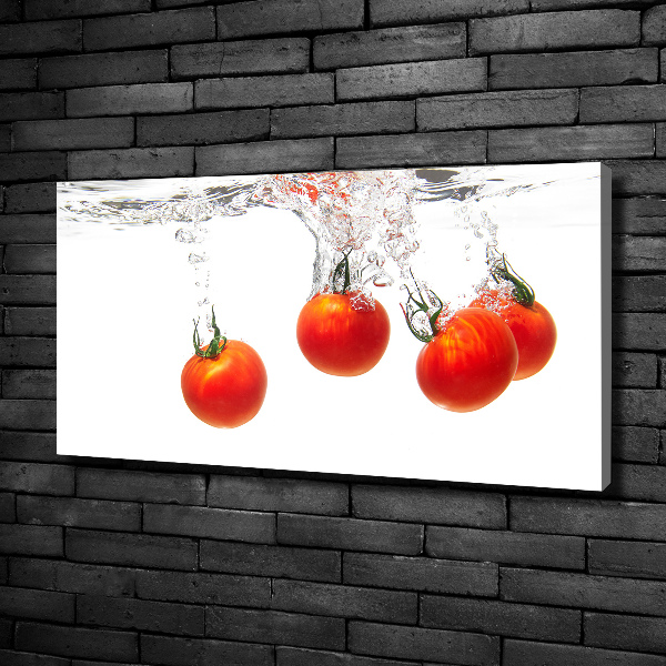 Wandbild Tomaten unter Wasser