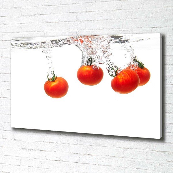 Wandbild Tomaten unter Wasser
