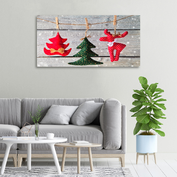 Bild auf leinwand Dekorationen an einer Schnur