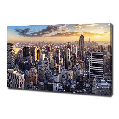Wandbild New York aus der Vogelperspektive