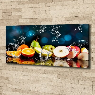 Bild auf leinwand Obst und Wasser