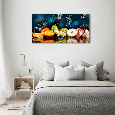 Bild auf leinwand Obst und Wasser