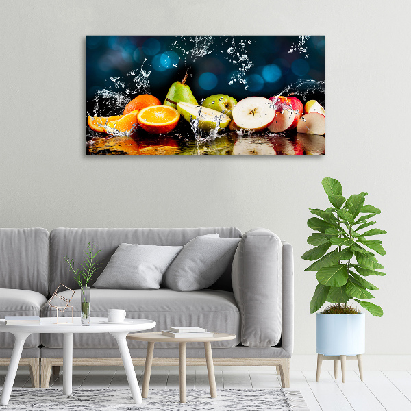 Bild auf leinwand Obst und Wasser