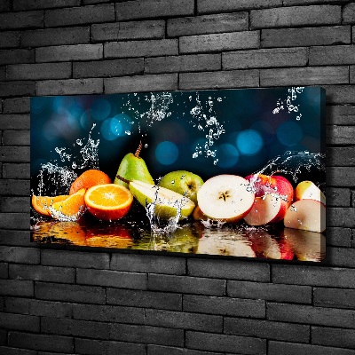 Bild auf leinwand Obst und Wasser