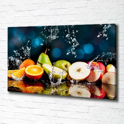 Bild auf leinwand Obst und Wasser