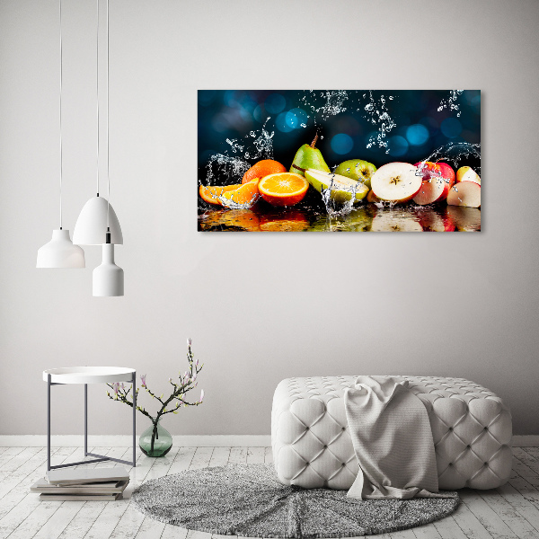 Bild auf leinwand Obst und Wasser