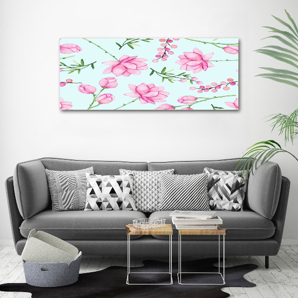 Wandbild Blüten und Beeren