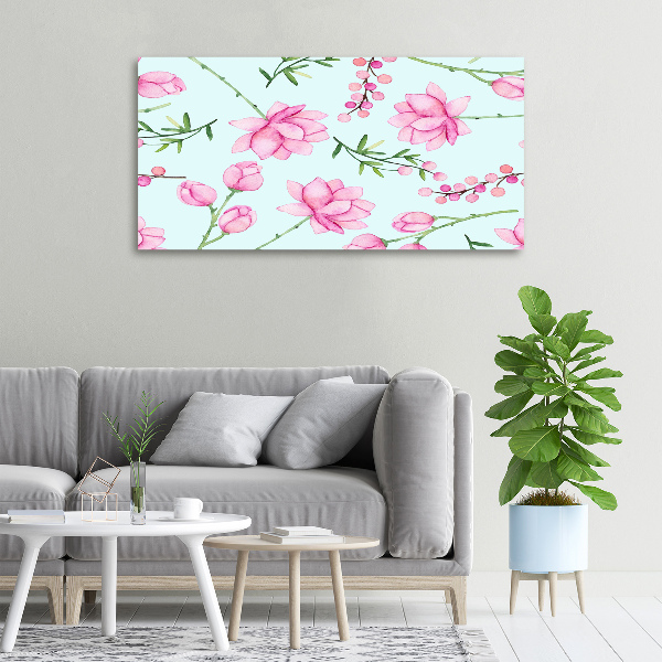 Wandbild Blüten und Beeren
