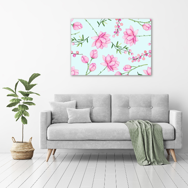 Wandbild Blüten und Beeren