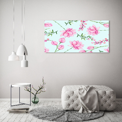 Wandbild Blüten und Beeren