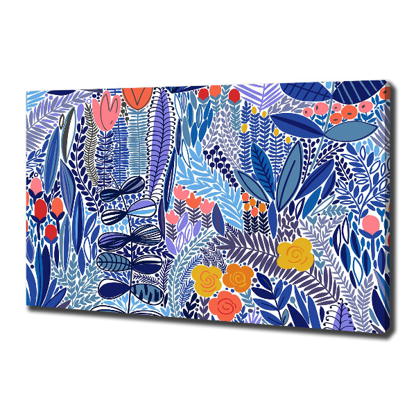 Bild auf leinwand Blumenmuster