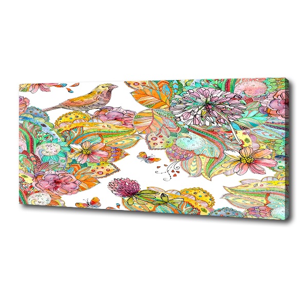 Fotobild Vogel und Ornamente