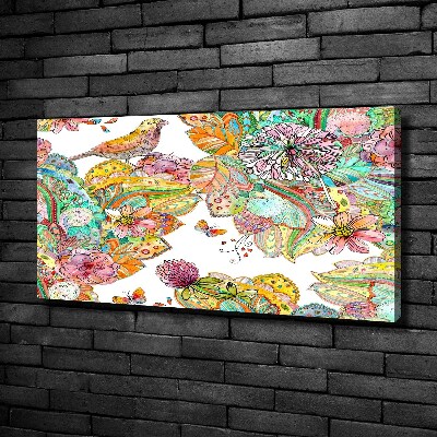 Fotobild Vogel und Ornamente