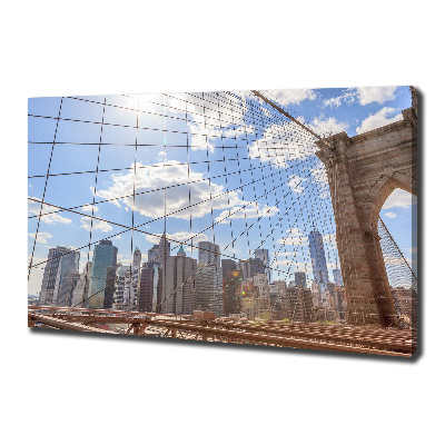 Wandbild New Yorker Brücke
