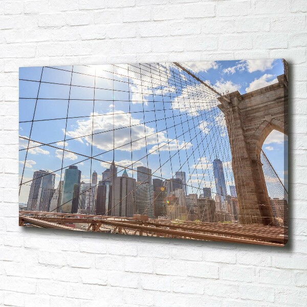 Wandbild New Yorker Brücke