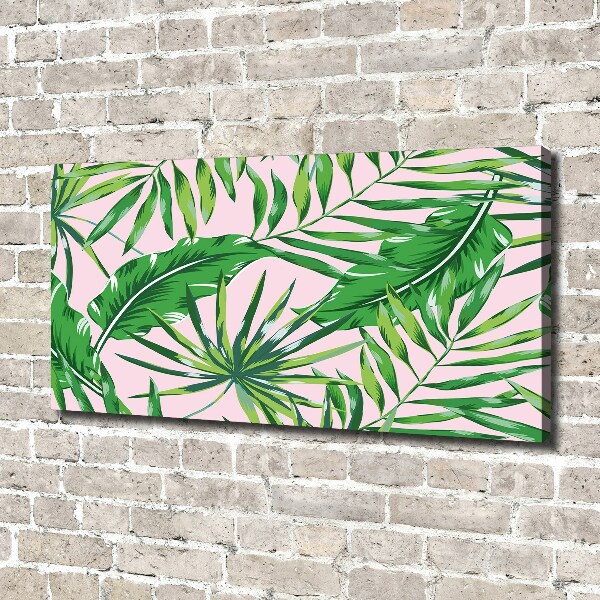 Wandbild Tropische Blätter