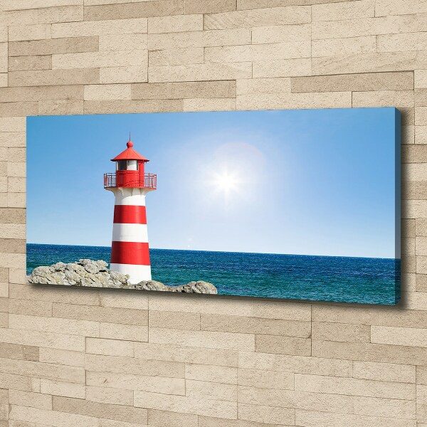 Bild auf leinwand Leuchtturm