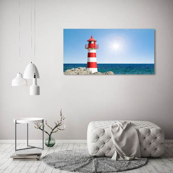 Bild auf leinwand Leuchtturm