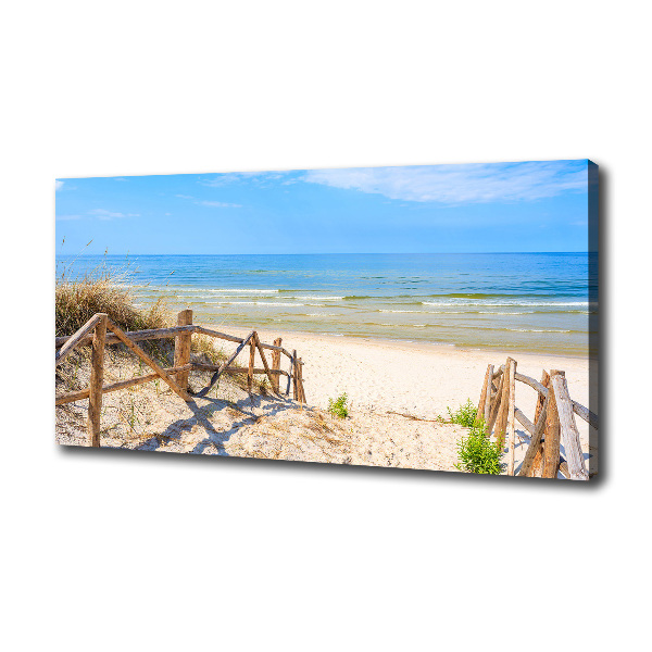 Wandbild Zugang zum Strand