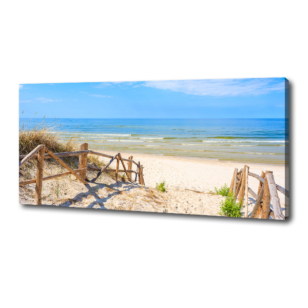 Wandbild Zugang zum Strand