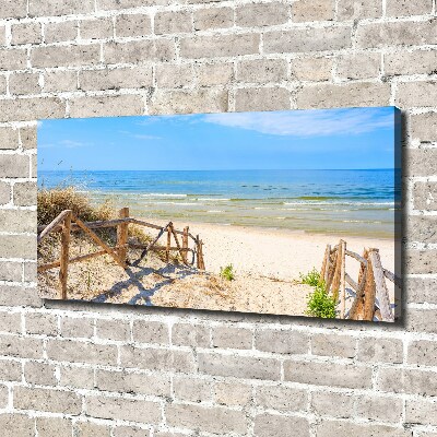 Wandbild Zugang zum Strand
