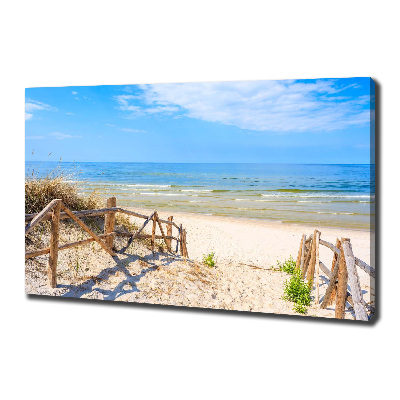 Wandbild Zugang zum Strand