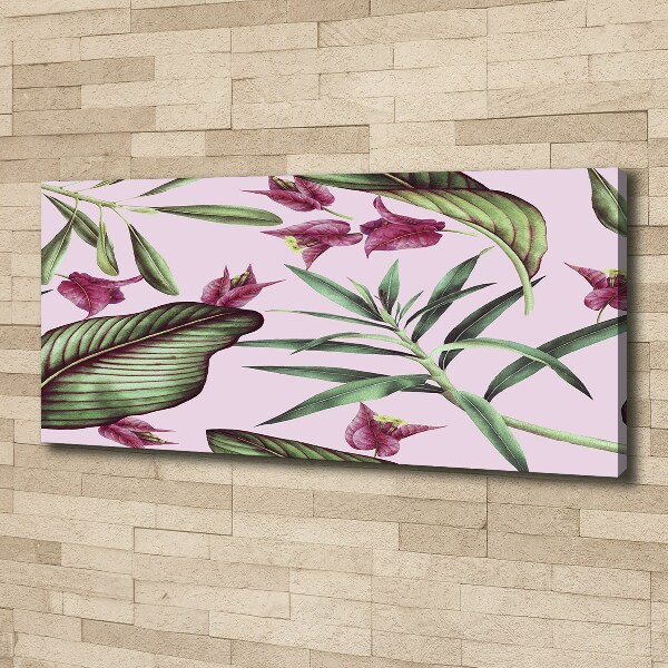 Bild auf leinwand Tropische Blumen