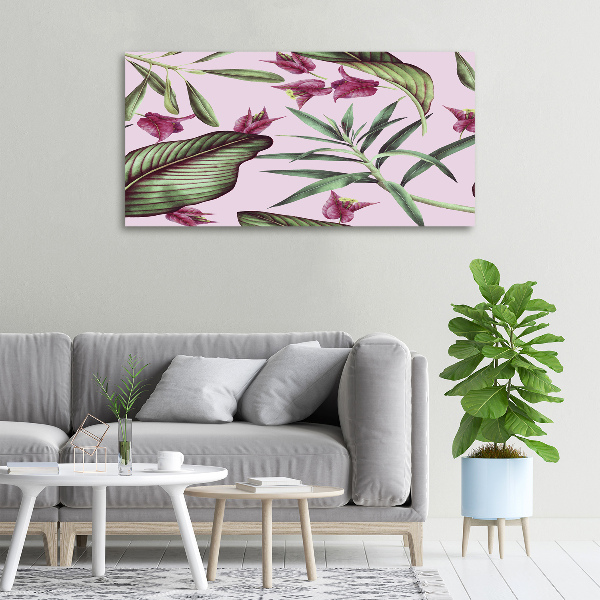 Bild auf leinwand Tropische Blumen