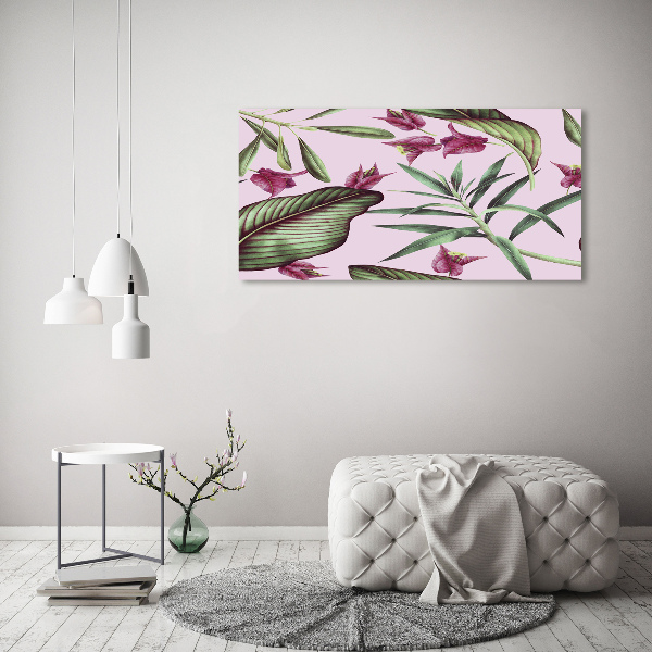 Bild auf leinwand Tropische Blumen