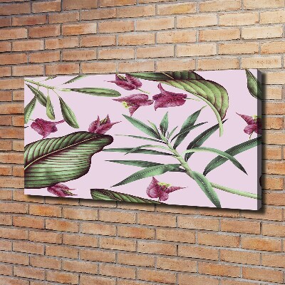 Bild auf leinwand Tropische Blumen