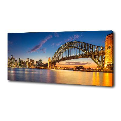 Bild auf leinwand Skyline von Sydney