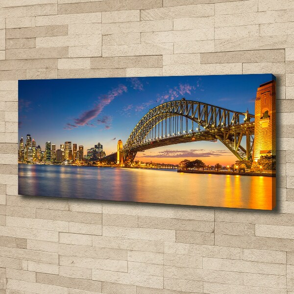Bild auf leinwand Skyline von Sydney