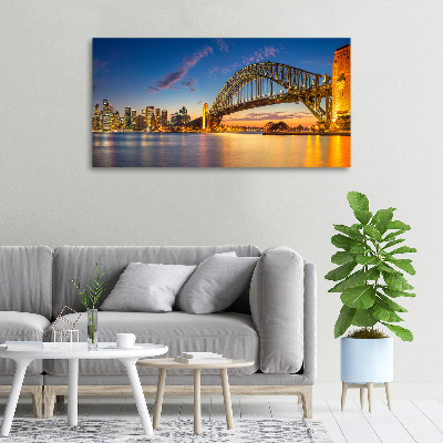Bild auf leinwand Skyline von Sydney