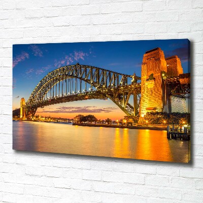 Bild auf leinwand Skyline von Sydney