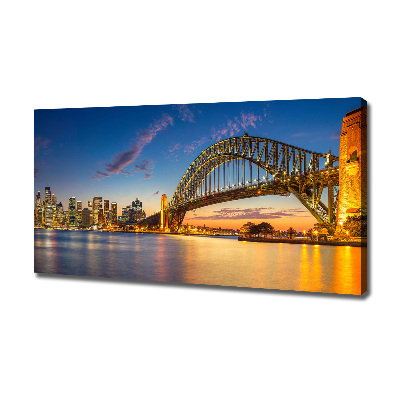 Bild auf leinwand Skyline von Sydney