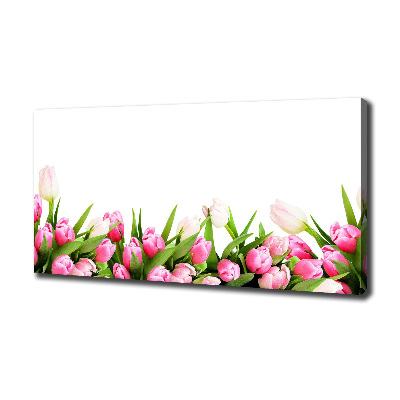 Wandbild Rosa Tulpen