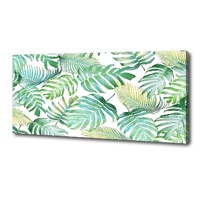 Wandbild Tropische Blätter